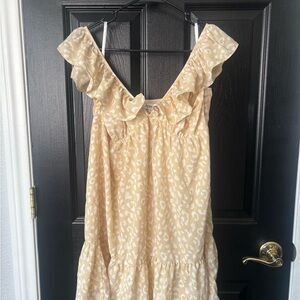 ‼️Price Drop‼️End of Summer Sale‼️ Soft Yellow Mini Sundress
